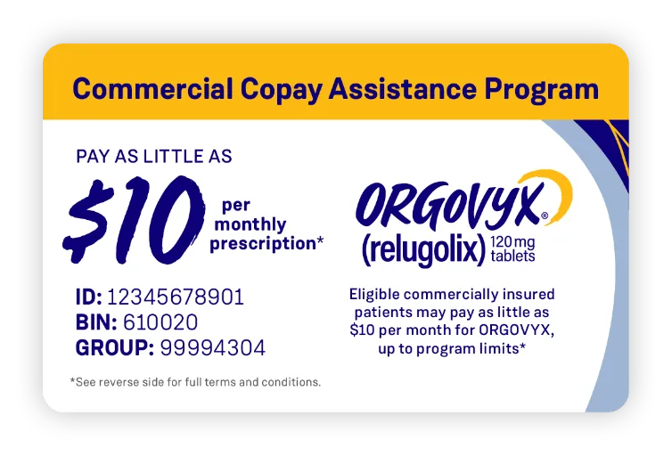 ORGOVYX Copay Card